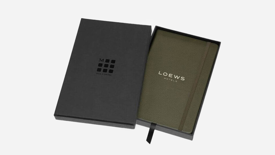 Custom corporate journals and notebooks
