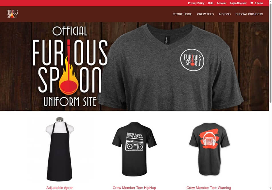 Custom Online Company Store Built By Righteous