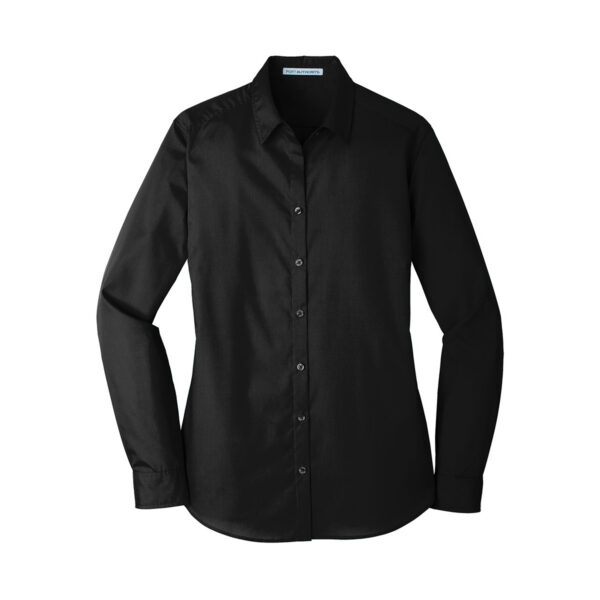 Port Authority Womens Long Sleeve Carefree Poplin Shirt
