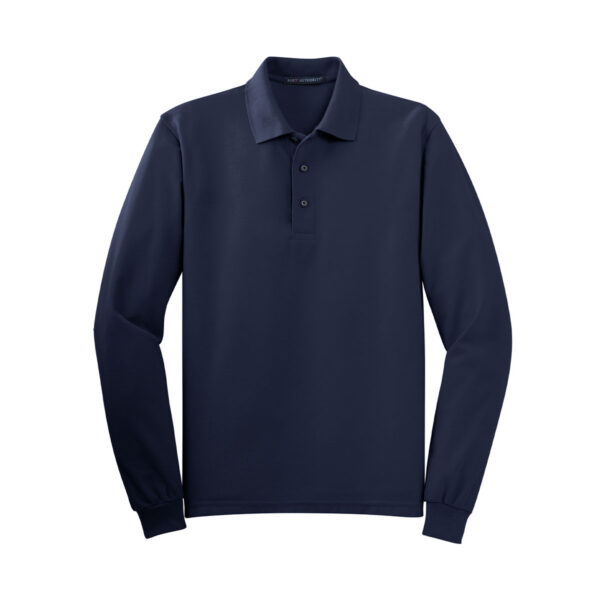 Port Authority Silk Touch Long Sleeve Polo