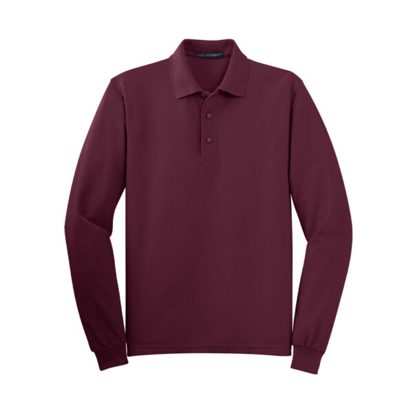 Port Authority Silk Touch Long Sleeve Polo