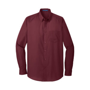 Port Authority Long Sleeve Carefree Poplin Shirt